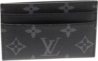 Louis Vuitton Pre-owned Canvas wallets - Heren - Vintage Accessoires - Zwart - ONE Size - Vintage