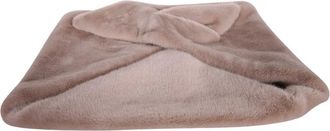 Herno Tassen, Dames, Beige, ONE Size, Katoen, Sjaal in Lady Imitatiebont
