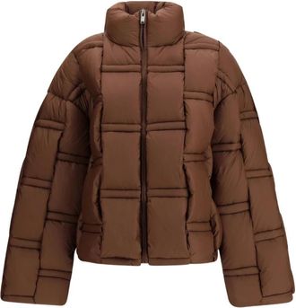 RAXXY Gewatteerd donsjack - Dames - Winterjassen - Bruin - S - Nylon - Jassen