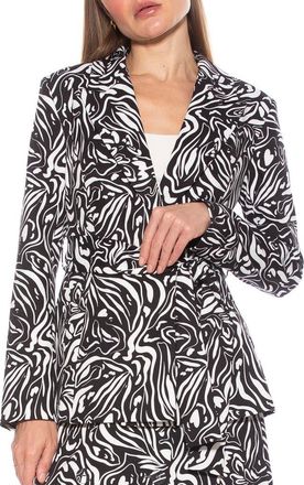 Alexia Admor Olya Jacket Blazer in Zebra at Nordstrom Rack, Size 10