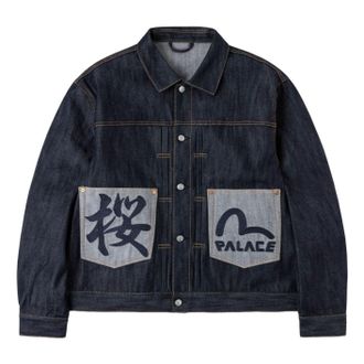 Palace x EVISU Type 2 Denim Jacket Indigo P30JK194