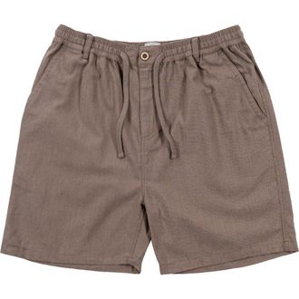 Burnside Linen & Cotton Blend Shorts in Rock Ridge at Nordstrom Rack, Size X-Large