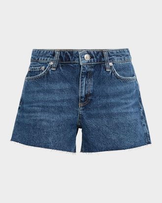 Rag & Bone Kaia High-Rise Cut-Off Denim Shorts