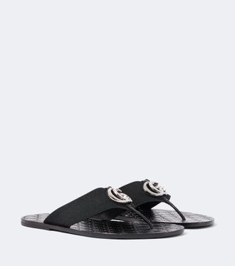 Gucci Riviera Double G thong sandals