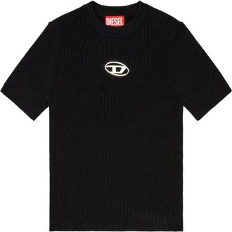 Diesel Stijlvolle Valari T-shirt voor jou - Dames - T-shirts - Zwart - M - Tops