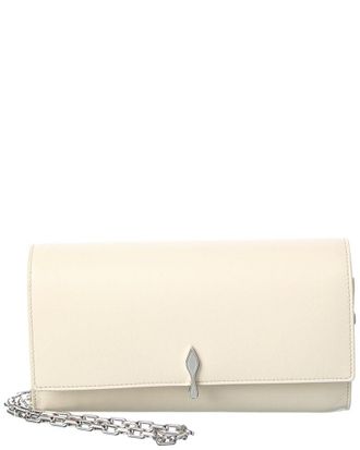 Christian Louboutin Bettina Leather Wallet With Chain
