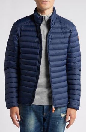 Save The Duck Alexander Quilted Water Resistant Insulated Puffer Jacket in Navy Blue at Nordstrom Rack, Size Xx-Large
