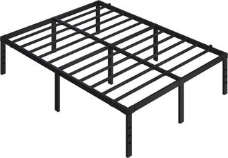 Yaheetech Yaheetech - Rete Letto in Metallo 36,5 cm Senza Testiera per Camera da Letto in Ferro Battuto Moderno Matrimoniale 140 x 200 cm