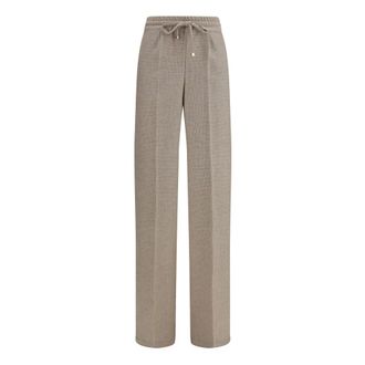 Kiton Cashmere Drawstring Pants - Dames - Broeken - Beige - Maat: 3XL Kasjmier