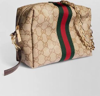 Gucci mini coated canvas clutch bag