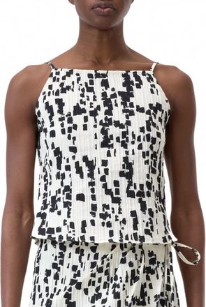 Closed Womens Printed Tank Top In Dune Beige