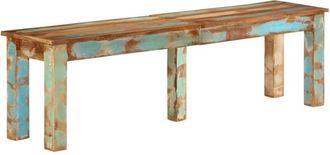 vidaXL Vidaxl - Bench 160x35x46 cm Solid Reclaimed Wood