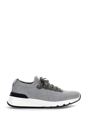 Brunello Cucinelli Runners Sneakers Grigio-Uomo