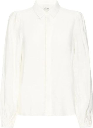 Ichi Shirts - Dames - Overhemden - Wit - XL - Overhemden