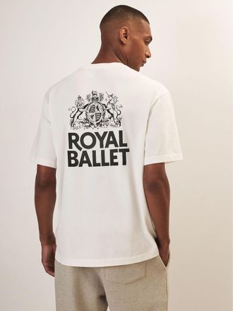 Reiss White | Royal Ballet Logo Fit T-shirt, Xxl