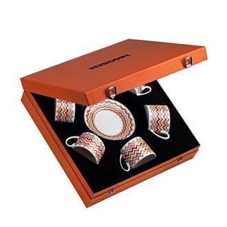 Missoni Tea Cup & Saucer Set Of 6 In Luxury Box in Multicolor 3 at Nordstrom