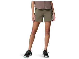 Columbia Silver Ridgetm Elite Shorts Womens Shorts Stone Green : 14 6, Elastane/Nylon