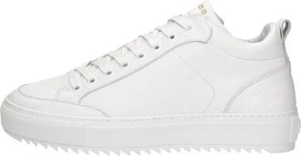Rehab Graig Lthr Sneakers Hoog - Heren - Sneakers - Wit - 43 EU - Leer - Schoenen