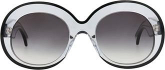 Alaia Round-Frame Acetate Sunglasses