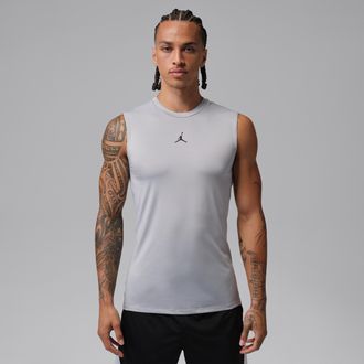 Nike Jordan Mens Jordan Sport Dri-FIT Sleeveless Base Layer Tank Top in Grey | HV4101-012