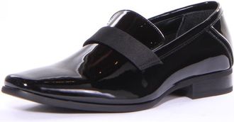 Calvin Klein Mens Bernard Loafer, Black Patent 967, 9 UK