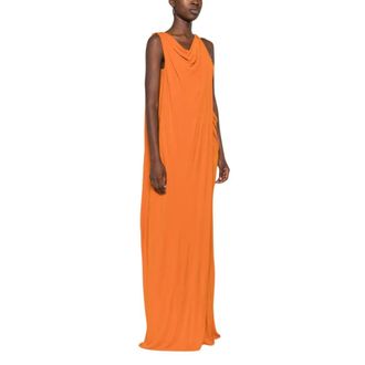 Alberta Ferretti Dames, Jurken, Oranje, Maat: M
