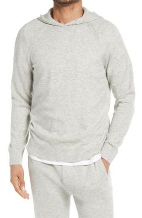 Vince Wool & Cashmere Hooded Sweatshirt in Lt H Grey at Nordstrom Rack, Size Xx-Large
