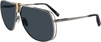 Chopard Polarized Grey Pilot Unisex Sunglasses SCHG91V 509P 65