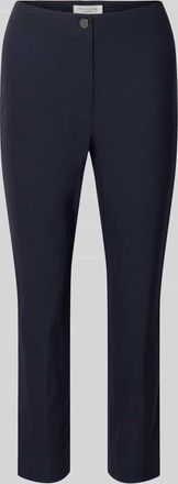 Christian Berg Slim Fit Stoffhose in verk&uuml;rzter Passform in Dunkelblau, Gr&ouml;&szlig;e 44