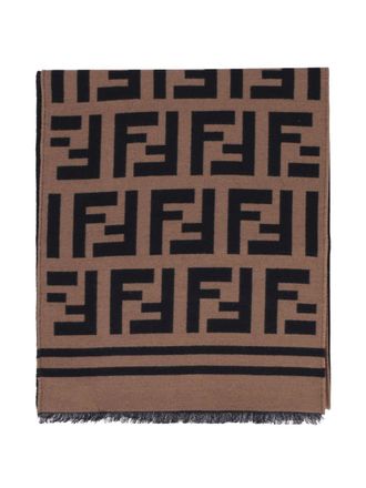 Fendi FF scarf - Neutrals