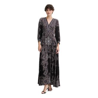 Hale Bob Kleedjes, Dames, Bruin, S, Belen Maxi Jurk