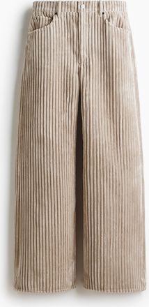 H&M Cordhose in Bootcut - Beige