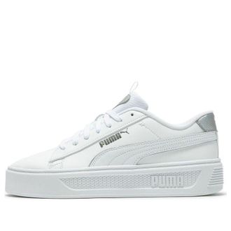 Puma (WMNS) PUMA SmashPlatform V3 Pop Up Metallics White 392504-02