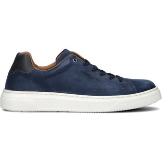 Stefano Lauran Heren, Schoenen, Blauw, Maat: 45 EU Leer