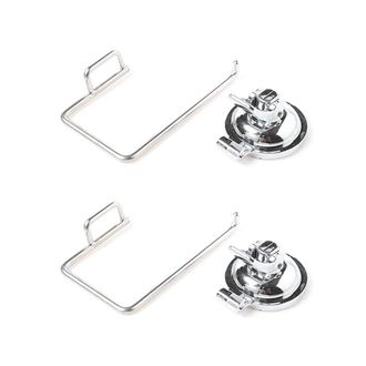 OEM Soporte Para Rollos De Papel Higi&eacute;nico Con Ventosa De Vac&iacute;o (2 Unidades) En Acero Inoxidable Plateado Para Ba&ntilde;o O Inodoro. Estante De Almacenamiento D