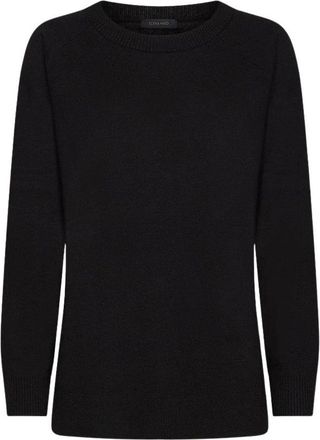 Elena Miro Dames, Truien, Zwart, Maat: M Leer