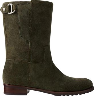 Ralph Lauren Stivaletto Tasha - Dames - Hoge Laarzen - Groen - 40 EU - Su&egrave;de - Schoenen