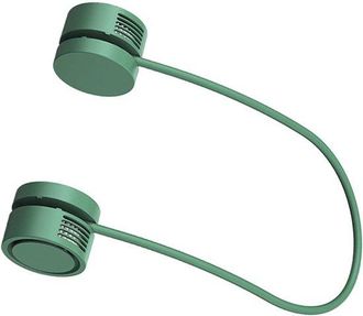 OEM Ventilador De Cuello Manos Libres, Ventilador De Cuello Port&aacute;til De Abs Para La Oficina (verde)