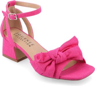 Journee Collection Women & apos;s Zevi Medium and Wide Width Dress Sandals