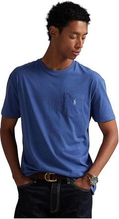 Polo Ralph Lauren Classic Fit Jersey Pocket T-Shirt Mens Clothing Old Royal : 2XL, Cotton