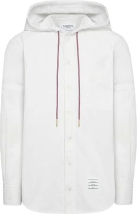 Thom Browne Camicia con cappuccio - Bianco