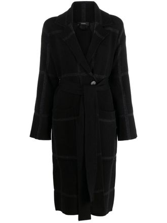 Joseph single-breasted coat - Black