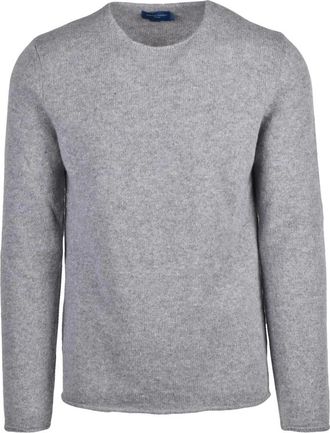 Daniele Fiesoli Truien & Vesten, Heren, Grijs, 2Xl, Wol, Pullover Girocollo