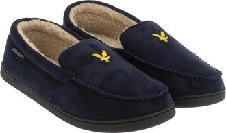 Lyle & Scott Heren Aspen Moccasin Slippers (Marine)