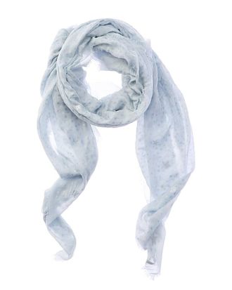 Stella McCartney Stella Mccartney Foil Silk-Blend Scarf