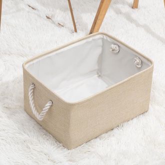 OEM Cesta De Almacenamiento De Tela Plegable Para Ropa, Juguetes, Dormitorio, Armario, Vestidor, Habitaci&oacute;n Infantil, 41 X 31 X 20 Cm