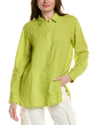 Eileen Fisher Eileen Fisher Classic Collar Linen Shirt