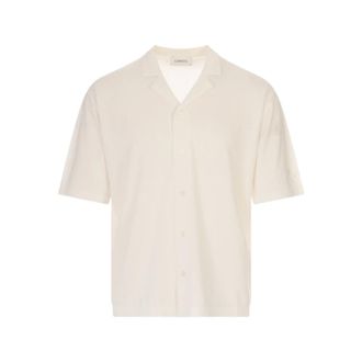 Laneus T-Shirt In Maglia Panna - male - Laneus - Short Sleeve Shirts - White - M - Shirts