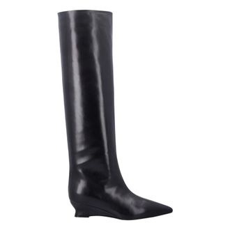 Le Monde Beryl Camille Hoge Laars - Dames - Schoenen - Zwart - Maat: 38 EU Leer
