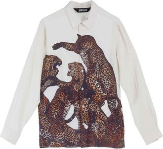 Just Cavalli Leopards shirt